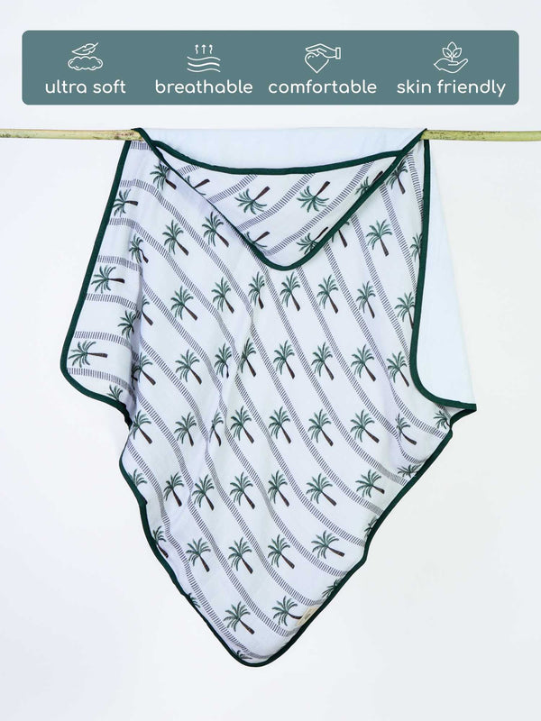 bamboo blanket & hooded towel set