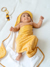 bamboo blanket & hooded towel set