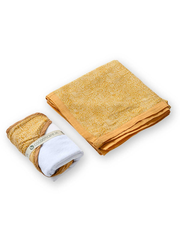 bamboo blanket & hooded towel set