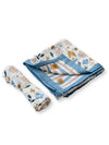 bamboo blanket & swaddle set