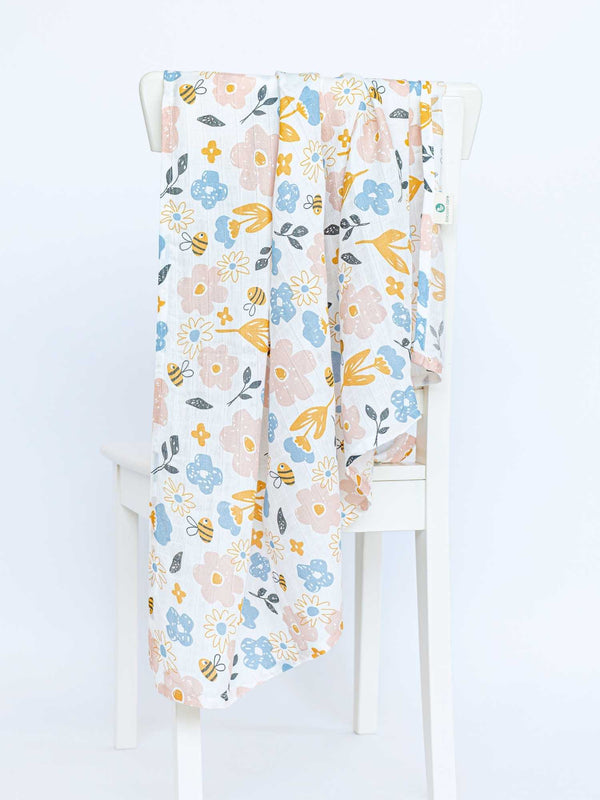 bamboo blanket & swaddle set