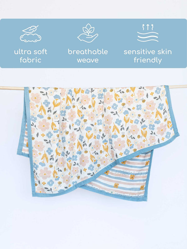 bamboo blanket & swaddle set