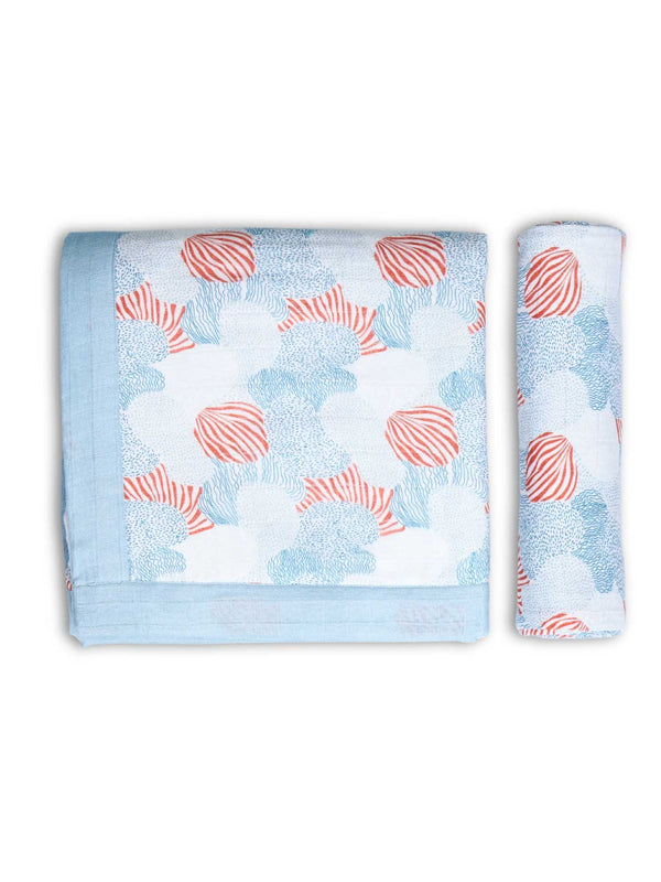 bamboo blanket & swaddle set