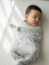 bamboo blanket & swaddle set
