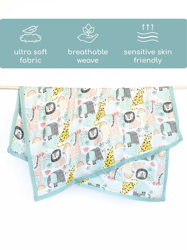 bamboo blanket & swaddle set