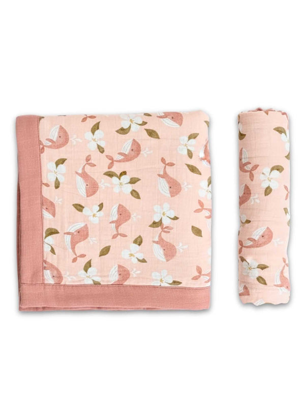 bamboo blanket & swaddle set