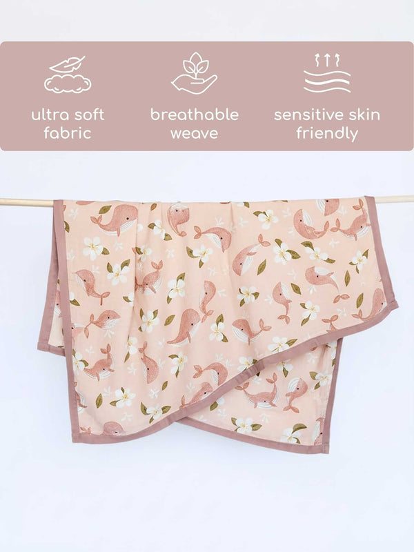bamboo blanket & swaddle set
