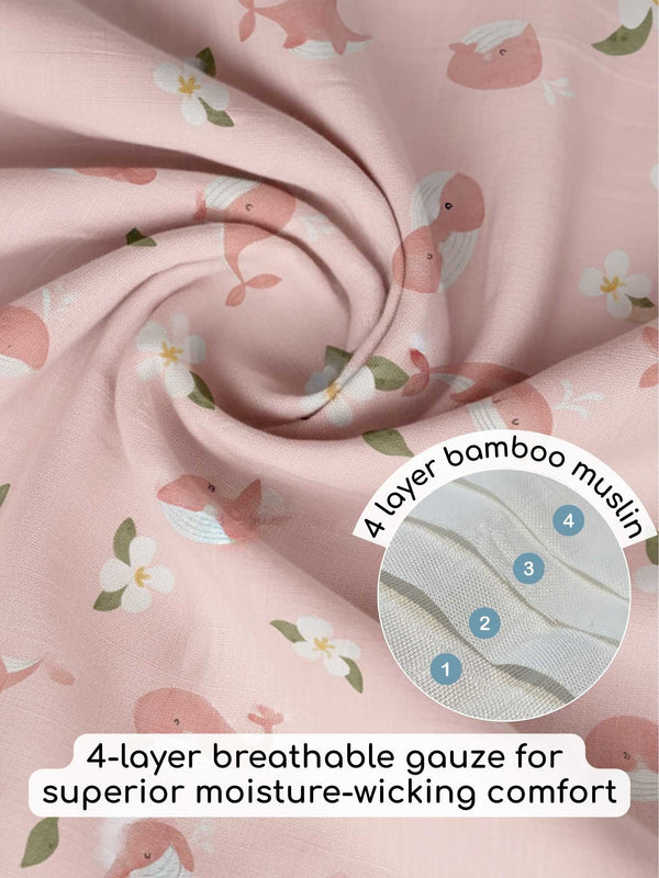 bamboo blanket & swaddle set