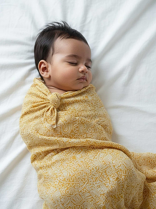 bamboo blanket & swaddle set