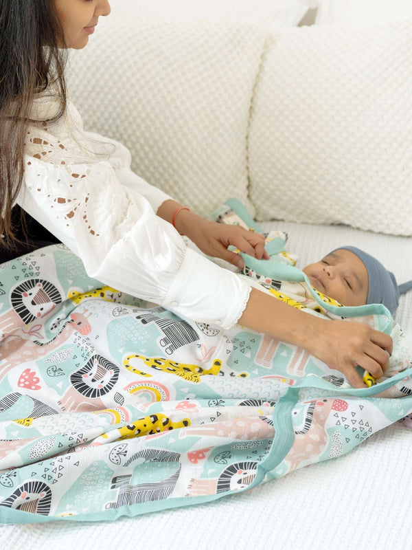 bamboo muslin baby blanket
