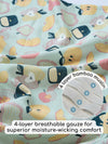 bamboo blanket & swaddle set