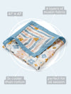 bamboo muslin double-sided baby blanket