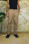 Beige Cargo With Utility Pockets