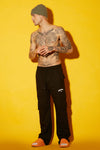 Black Utility Straight Fit Pant