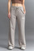 Sand Beige Wide-Leg Sweatpants