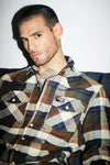 Dark Brown Plaid Regular Fit Shirt