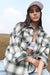 Green Plaid Flannel Oversized Shirt
