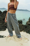 Grey Faded Loose Fit Pants