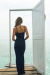 Navy Blue Soft Lounge Maxi Dress