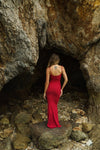 Red Soft Lounge Maxi Dress