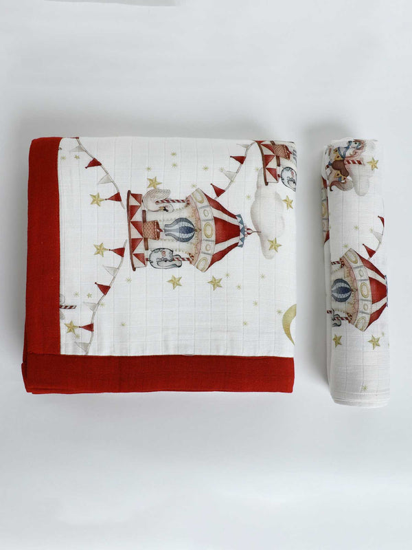 bamboo blanket & swaddle set