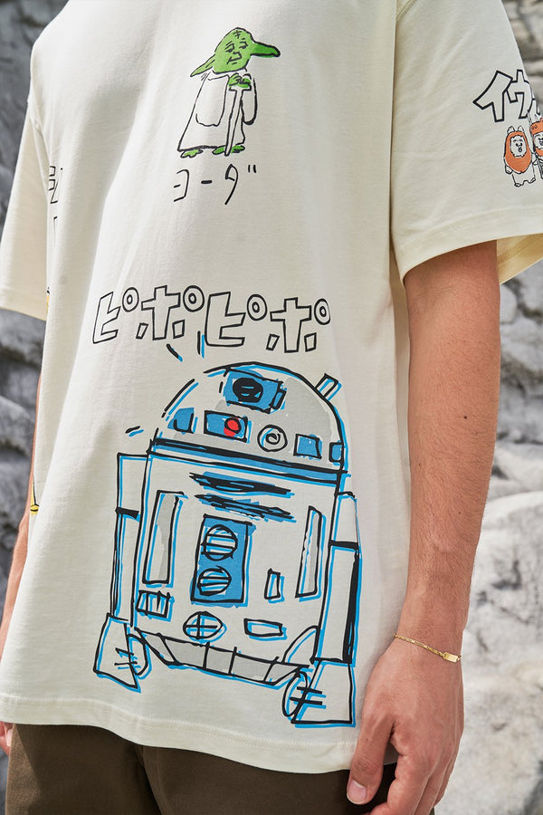 Star Wars Sketch Oversized T-shirt